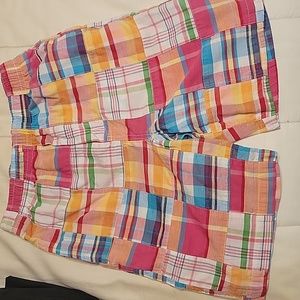 Kelly's Kids 6-7 madras shorts
